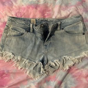 Volcom Denim Jean Cut-Off Shorts